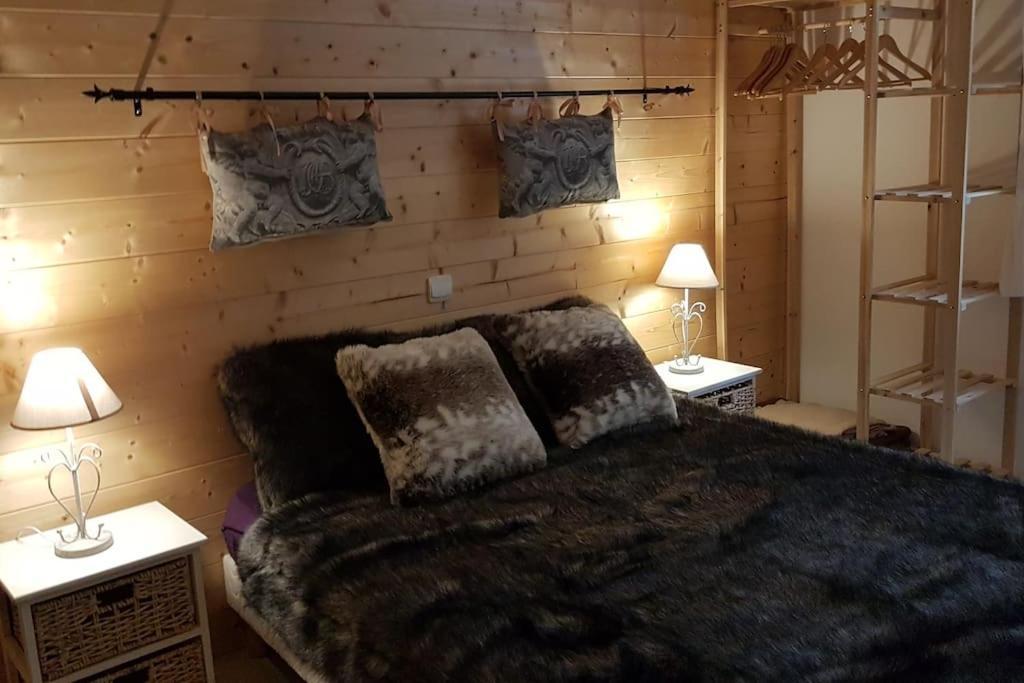 فيلا Gite Jura Mina Chalet Au Milieu De La Nature Ney المظهر الخارجي الصورة