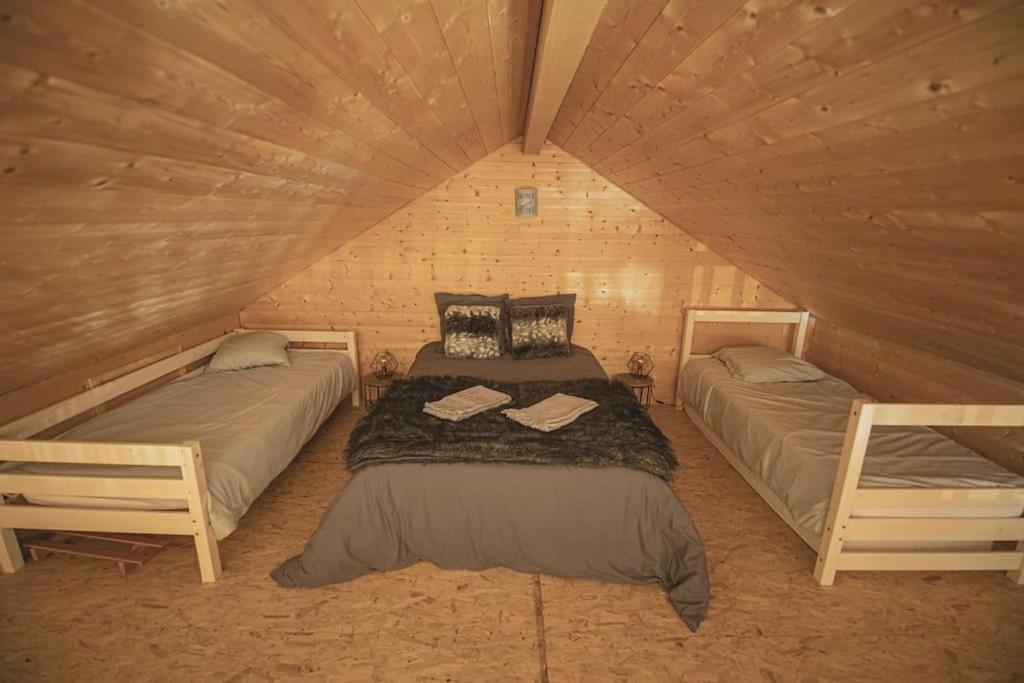 فيلا Gite Jura Mina Chalet Au Milieu De La Nature Ney المظهر الخارجي الصورة
