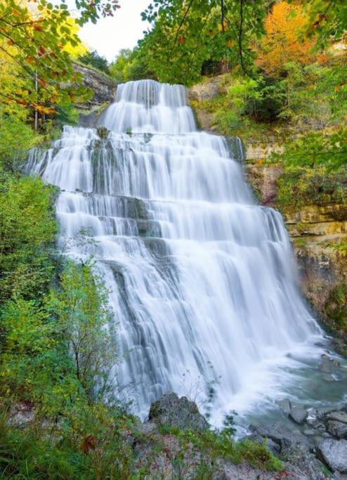 فيلا Gite Jura Mina Chalet Au Milieu De La Nature Ney المظهر الخارجي الصورة