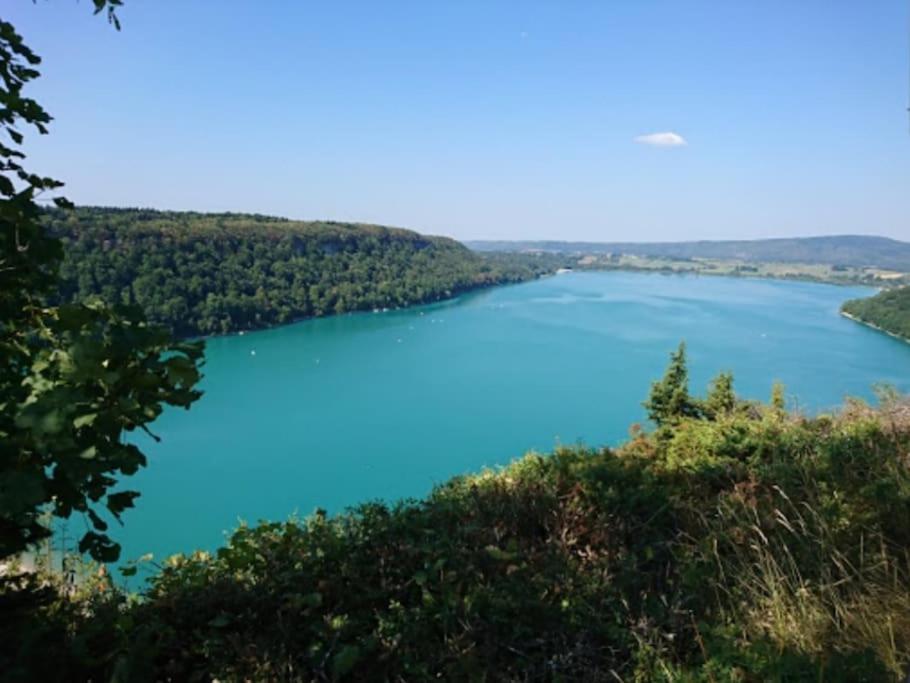 فيلا Gite Jura Mina Chalet Au Milieu De La Nature Ney المظهر الخارجي الصورة